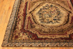 Classic European Design Antique Caucasian Karabagh Area Rug 43854 by Nazmiyal Antique Rugs