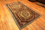 Classic European Design Antique Caucasian Karabagh Area Rug 43854 by Nazmiyal Antique Rugs