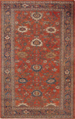 Classic Large Scale Allover Design Antique Persian Sultanabad Area Rug 44148 by Nazmiyal Antique Rugs