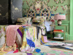 Colorful Wendy Morrison Design Arc-en-Ciel Wool and Silk Hand Knotted Rug 12133 by Nazmiyal Antique Rugs