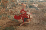 17th Century Antique French Silk and Wool Renaissance Tapestry: Aristocrats at Leisure in an Idyllic Countryside Setting 73309 by Nazmiyal Antique Rugs Collection