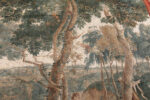17th Century Antique French Silk and Wool Renaissance Tapestry: Aristocrats at Leisure in an Idyllic Countryside Setting 73309 by Nazmiyal Antique Rugs Collection