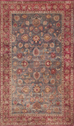 Luxurious Palace Size Vintage Persian Khorassan Floral Rug Luxurious Palace Size Vintage Persian Khorassan Floral Rug 73044 by Nazmiyal Antique Rug Collection