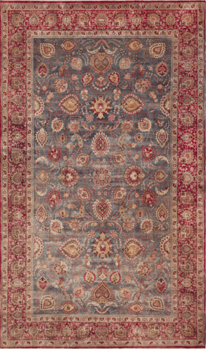 Luxurious Palace Size Vintage Persian Khorassan Floral Rug 73044 by Nazmiyal Antique Rug Collection