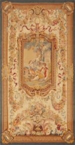 Romantic Antique Pictorial French Wall Hanging Tapestry Rug 43936 by Nazmiyal Antique Rugs
