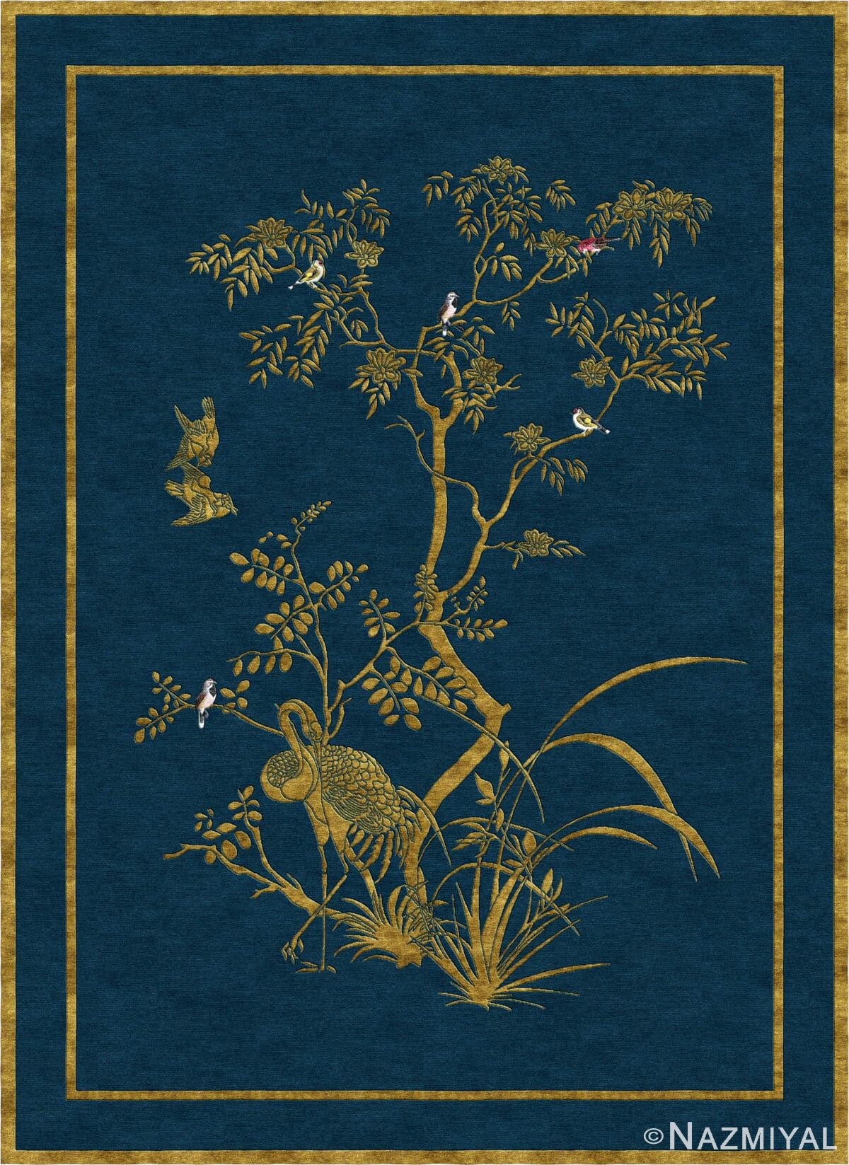 Wendy Morrison Design - Jardin de Chinois Hand-Knotted Rug 12161 by Nazmiyal Antique Rugs