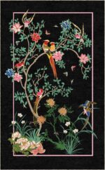 Wendy Morrison Design - Birdsong Black Hand Tufted Rug 12134 by Nazmiyal Antique Rugs