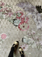 Wendy Morrison Design - Floral Jewels Hand Knotted Rug 21252 by Nazmiyal Antique Rugs