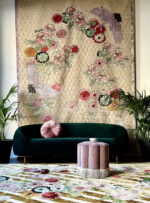 Wendy Morrison Design - Floral Jewels Hand Knotted Rug 21252 by Nazmiyal Antique Rugs