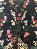Wendy Morrison Design - Flowers of Virtue Graphite Hand-Tufted Rug 21255 by Nazmiyal Antique Rugs
