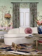 Wendy Morrison Design - Herringbone Florals Hand-Tufted Rug 21259 by Nazmiyal Antique Rugs