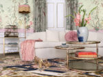Wendy Morrison Design - Herringbone Florals Hand-Tufted Rug 21259 by Nazmiyal Antique Rugs