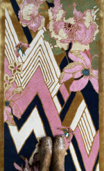 Wendy Morrison Design - Herringbone Florals Hand-Tufted Runner Rug 21260 by Nazmiyal Antique Rugs