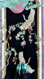 Wendy Morrison Design - Eternity Dark Hand Tufted Runner Rug 21249 by Nazmiyal Antique Rugs