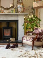 Wendy Morrison Design - Jardin de Orient Ecru Hand-Tufted Rug 21263 by Nazmiyal Antique Rugs