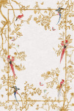 Wendy Morrison Design - Jardin de Orient Ecru Hand-Tufted Rug 21263 by Nazmiyal Antique Rugs
