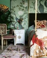 Wendy Morrison Design - Jardin de Orient Pink and Gold Hand-Tufted Runner 21267 by Nazmiyal Antique Rugs