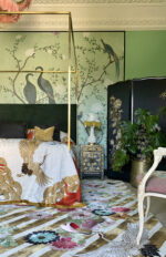 Wendy Morrison Design - Kimono Gold Hand-Tufted Rug 21271 by Nazmiyal Antique Rugs