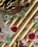 Wendy Morrison Design - Kimono Gold Hand-Tufted Rug 21271 by Nazmiyal Antique Rugs