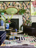 Wendy Morrison Design - Kimono Noir Hand-Tufted Rug 21273 by Nazmiyal Antique Rugs