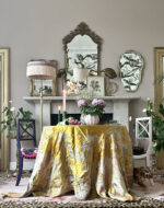 Wendy Morrison Design - Leopard Florals Hand-Tufted Rug 21274 by Nazmiyal Rugs