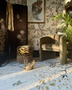Wendy Morrison Design - Leopard Gold Hand-Tufted Rug 21275 by Nazmiyal Antique Rugs