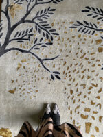 Wendy Morrison Design - Leopard Gold Hand-Tufted Rug 21275 by Nazmiyal Antique Rugs