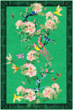Wendy Morrison Design - Nurture Green Hand-Tufted Rug 12184 by Nazmiyal Antique Rugs