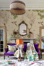 Wendy Morrison Design - One Hundred Birds One Hundred Flowers Hand-Knotted Rug 21288 by Nazmiyal Antique Rugs