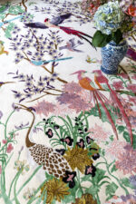 Wendy Morrison Design - One Hundred Birds One Hundred Flowers Hand-Knotted Rug 21288 by Nazmiyal Antique Rugs