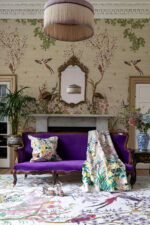 Wendy Morrison Design - One Hundred Birds One Hundred Flowers Hand-Knotted Rug 21288 by Nazmiyal Antique Rugs