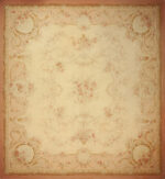 Antique Large Aubusson Floral French Rug 43632 by Nazmiyal Antique Rugs