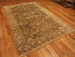 Antique Silk Kayseri Turkish Shabby Chic Silk and Wool Rug 43469 by Nazmiyal Antique Rugs