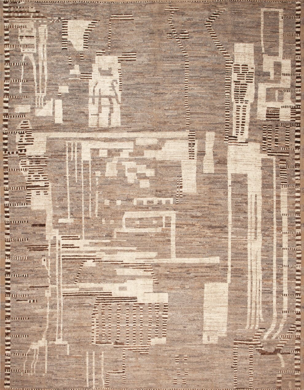Modern Contemporary Abstract Design Rug 11978 Nazmiyal
