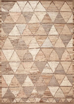 Modern Contemporary Triangle Design Geometric Rug 11982 by Nazmiyal Antique Rugs