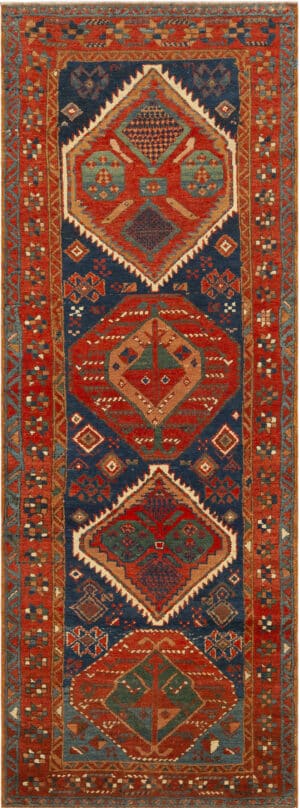 Antique Persian Heriz Rug 73409 by Nazmiyal Collection