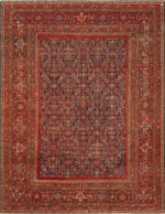 Antique Persian Farahan Rug 73407 by Nazmiyal Collection