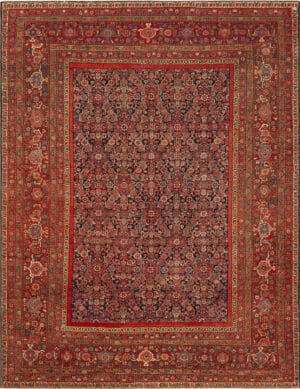 Antique Persian Farahan Rug 73407 by Nazmiyal Collection