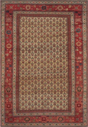 Antique Persian Floral Rug 73408 by Nazmiyal Antique Rugs