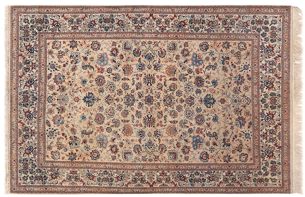 Fine Vintage Persian Nain Tudeshk Rug 73139 by Nazmiyal Antique Rugs