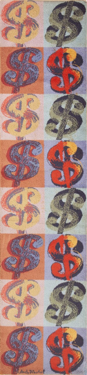 Vintage Andy Warhol Runner Rug 73327 by Nazmiyal Antique Rugs