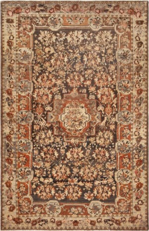 Vintage Persian Bakhtiari Rug 73201 by Nazmiyal Antique Rugs