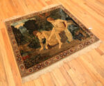 Vintage Persian Tabriz Rug – Enchanting Woodland Scene of Classical Beauty in Nature 73322 by Nazmiyal Antique Rugs