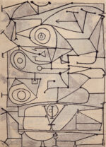 Vintage Pablo Picasso 'The Kitchen' Art-Inspired Abstract Rug 73388 by Nazmiyal Antique Rugs