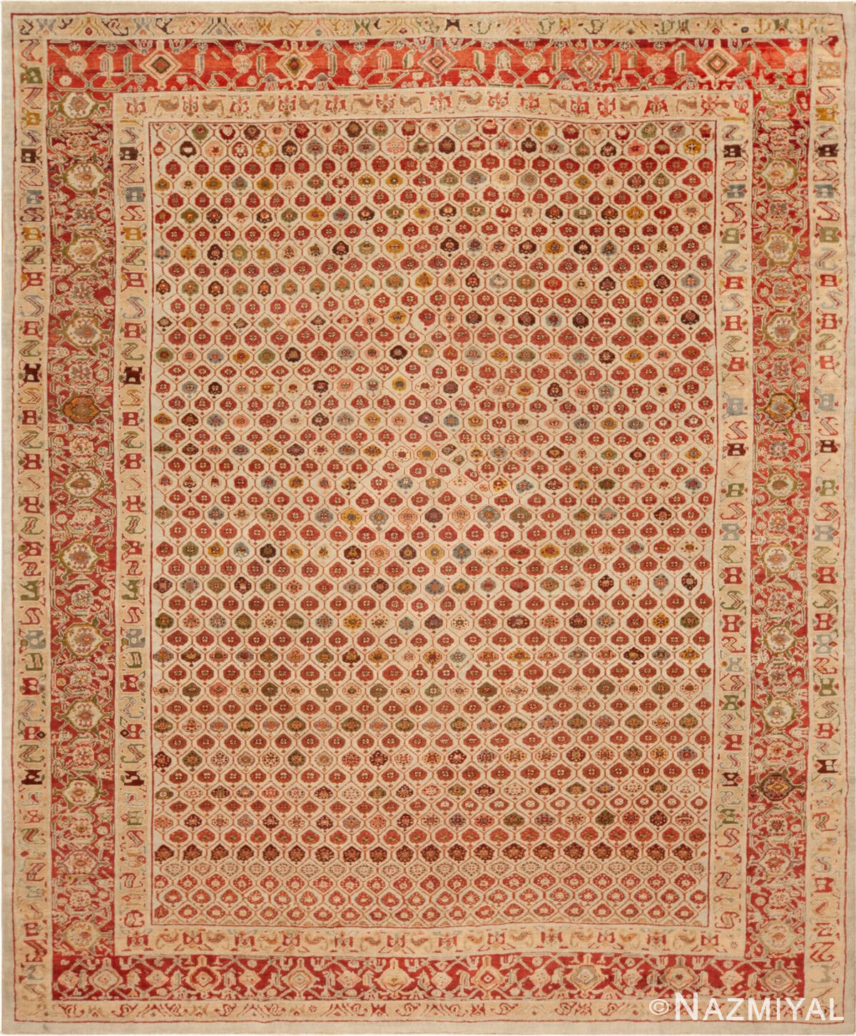 Antique Malayer Persian Rug 73410 by Nazmiyal Collection