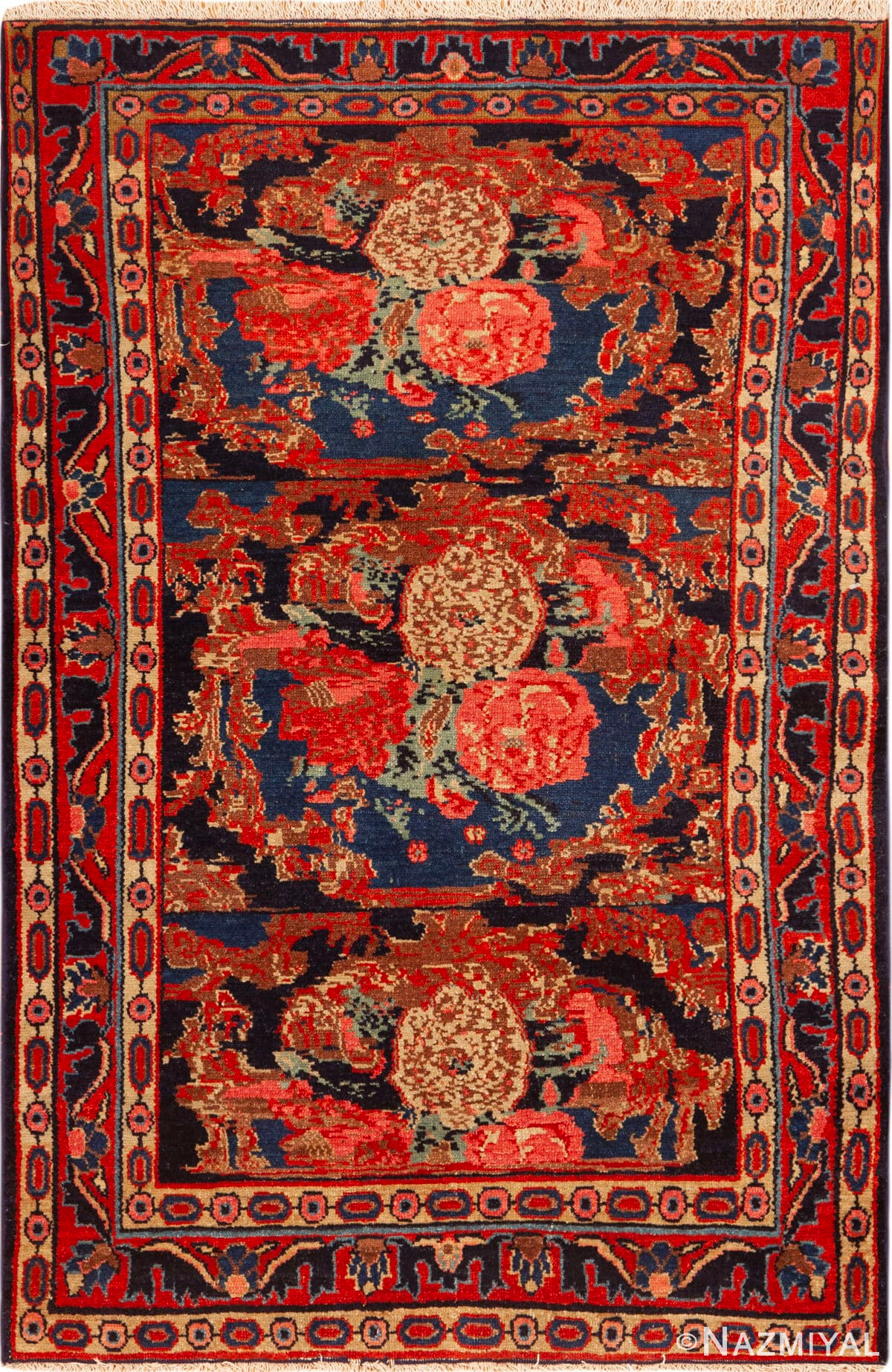 Antique Persian Senneh Rug 73221 by Nazmiyal Antique Collection