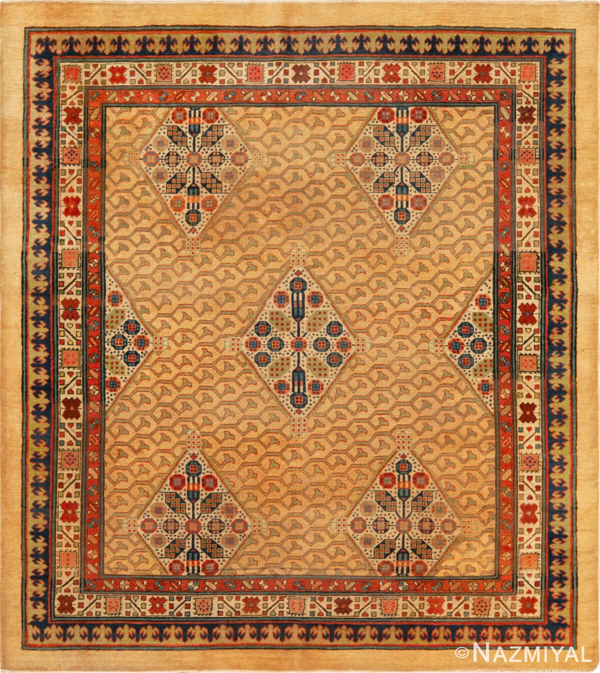Persian Vintage Serab Rug 73411 by Nazmiyal Antique Rugs