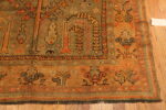 Antique Turkey Geometric Oushak Rug 73417 by Nazmiyal Antique Rugs