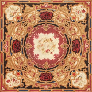Antique French Aubusson Rug 73454 by Nazmiyal Antique Rugs