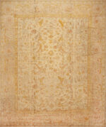 Antique Oushak Turkish Geometric Rug Antique Oushak Turkish Geometric Rug 73470 by Nazmiyal Antique Rug